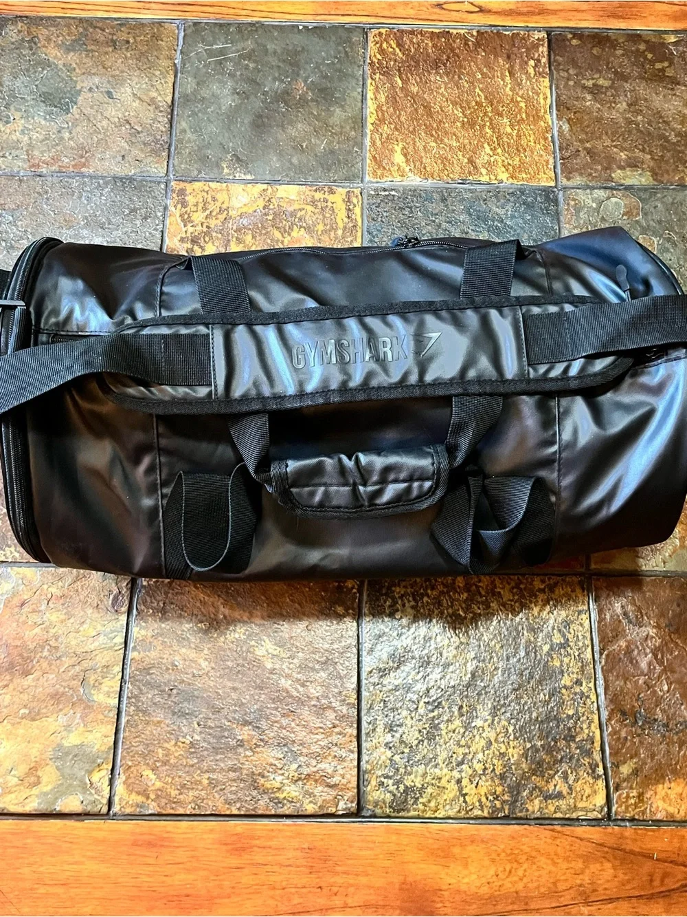Gymshark Black Men's Duffel Bag - Streamlined Carry